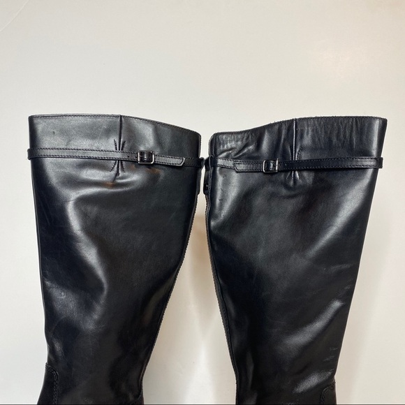 Franco Sarto Belaire Wide Calf Leather Riding Boot 6M - Picture 8 of 14